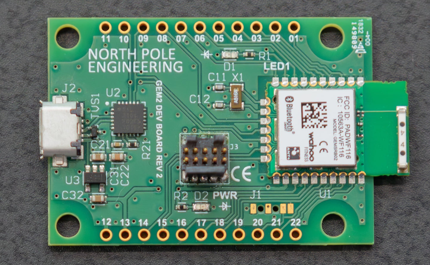 Image of an NPE GEM2 Development Board