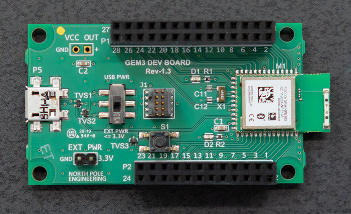 Image of an NPE GEM3 Development Board