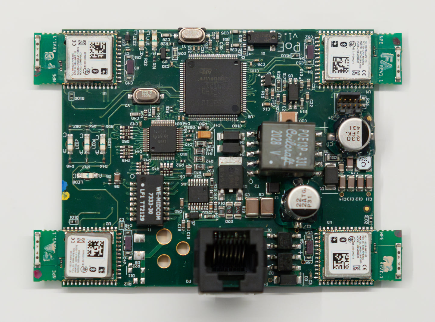 Image of an NPE GEM3-PoE without the dual gang plate cover