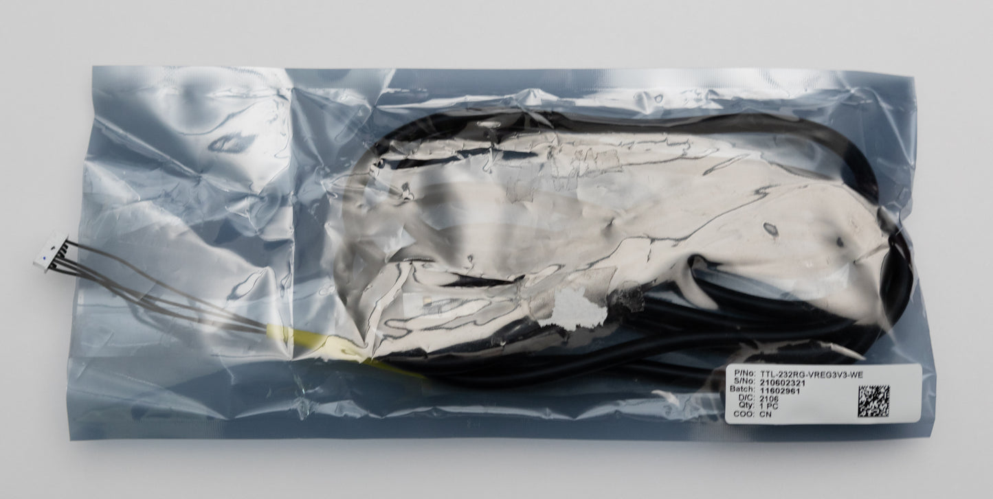 Image of a GEM3NFC LP/EXT cable in packaging