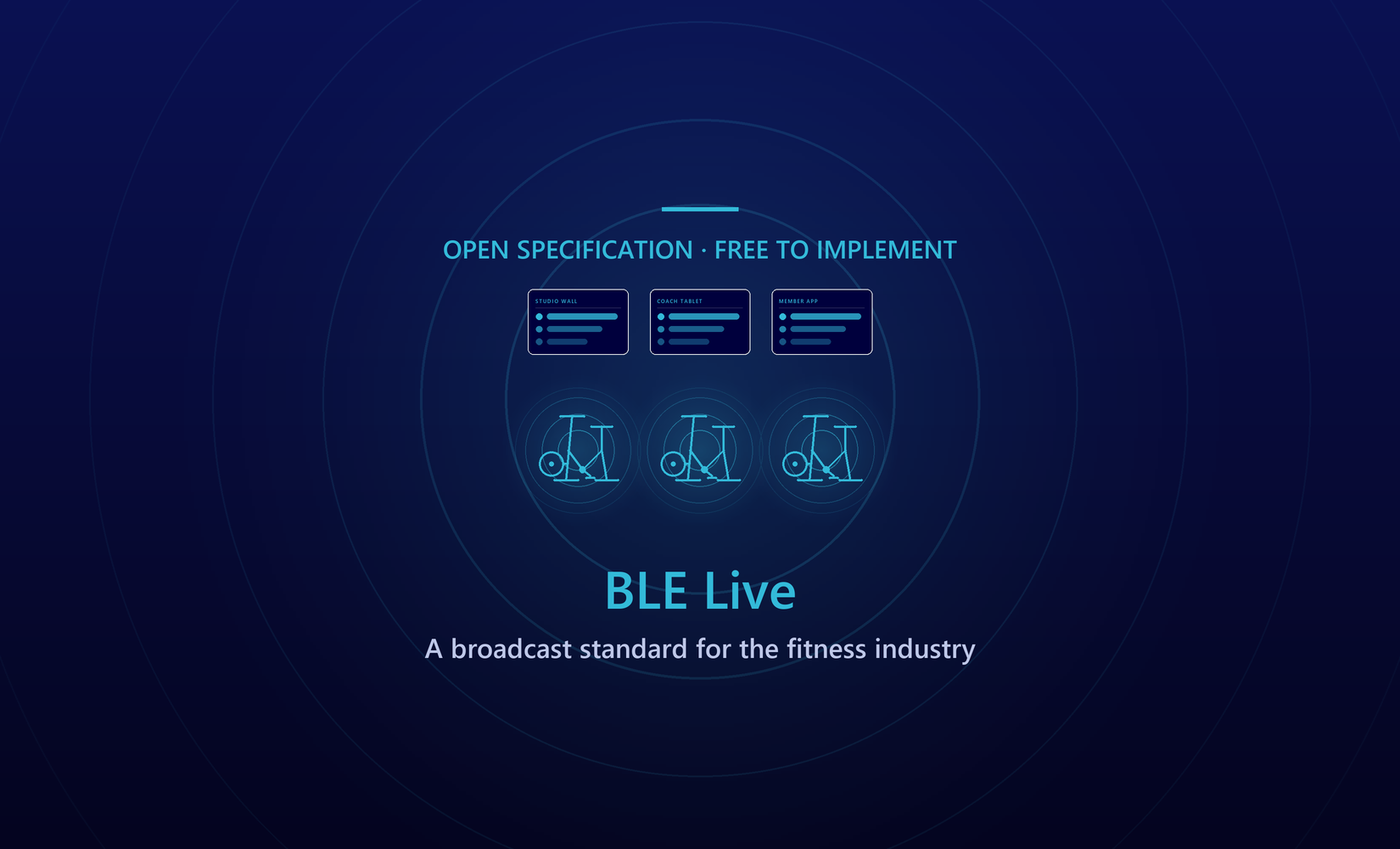 BLE Live — A Broadcast Standard for the Fitness Industry