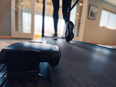 Image of the NPE Runn being used on a treadmill